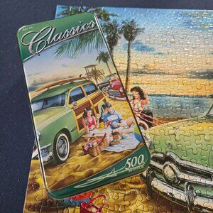 Classics Car Jigsaw Puzzle in Collectors Tin